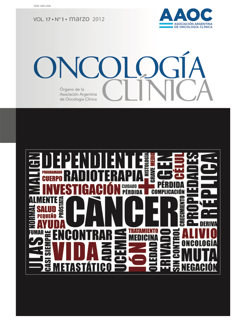 					Ver Vol. 17 Núm. 1 (2012): Oncología Clínica
				